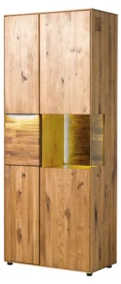 Immagine prodotto di MASSIVMOEBEL24 | Armadio in legno di quercia 80x43x200 oliato naturale WIEN #240