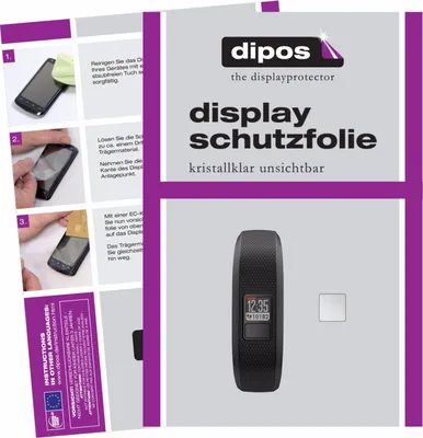 Produktbild von 6x Schutzfolie für Garmin Vivofit 3 klar Displayschutzfolie Folie Display Schutz dipos