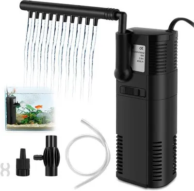 Productafbeelding van Binnenfilter, binnenfilter, pomp voor aquarium, 2/6 W, 300/450 l (450 l)