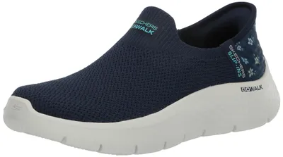Immagine prodotto di Scarpe da ginnastica slip-on Skechers Go Walk Flex Sunset Rose da donna, colore blu navy