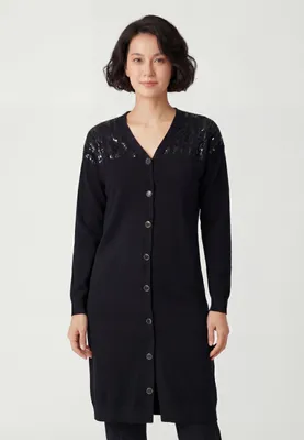 Produktbild von CHANCERY damen strickjacke - schwarz, XS/S