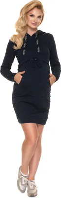Obrázek produktu pro PeeKaBoo Dámské těhotenské šaty Lisophe navy S/M