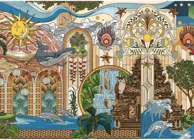 Image de Puzzle 1500 pièces Le jardin des rêves, Ravensburger, Puzzle de qualité supérieure, A partir de 14 ans