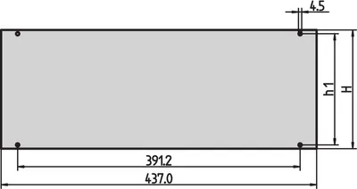 Immagine prodotto di SCHROFF Gesamtfrontplatte - FRONTPLATTE 3HE (30828058)