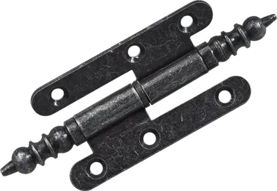 Produktbild von Hettich Türband mit Zierkopf 45 x 80 mm links antik - 1 Stück