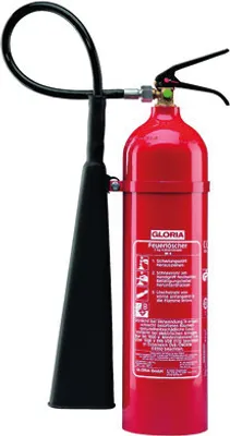 Produktbild von GLORIA Kohlendioxidfeuerlöscher KS5SE mit Wh. 89B
