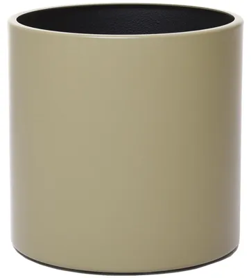 Immagine prodotto di Vaso da fiori NEW RONDO in alluminio verde fango 25x25 cm