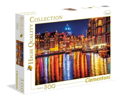 Produktbild von Clementoni-Puzzle 500 Amsterdam 35037
