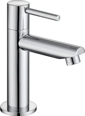 Produktbild von Kaltwasserhahn für Waschbecken - Einhebelmischer - Chrom - Messing