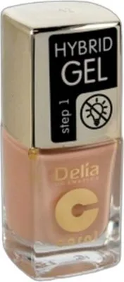 Image de Delia Cosmetics - Vernis à ongles gel hybride Coral 42 nude 11 ml