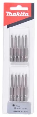 Image de Makita Embout T15x50 mm 10 pièces - P-72671