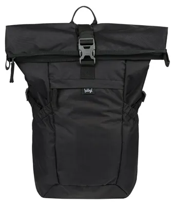 Produktbild von Baagl Rucksack Damen Herren Rolltop Backpack Wasserdicht Laptopfach 29 l – Schwarz