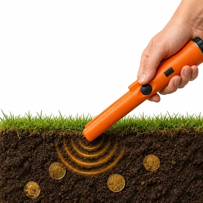 Produktbild von Pro-Pointer Metalldetektor Pinpointer Unterirdisch, Wasserdicht, Präzise Ortung, 1 Stück