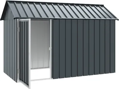 Produktbild von vidaXL Vogelkäfig Anthrazit 215 x 112 x 141 cm Verzinkter Stahl