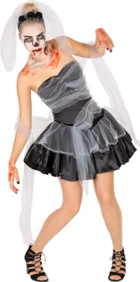 Produktbild von dressforfun® Frauenkostüm schwarze Witwe