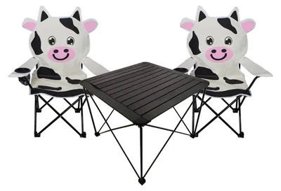 Image de ensemble de 3 sièges pour enfants Table pour enfants 2 chaises pour enfants Chaise de pêcheur Groupe de sièges
