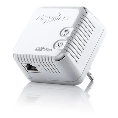 Productafbeelding van Devolo dLAN 500 WiFi, bekabeld en draadloos, netstekker, Ethernet/WLAN, IEEE 802.11n, 500 Mbit/s, wit