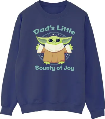 Produktbild von Star Wars - "The Mandalorian Bounty Of Joy" Sweatshirt für Herren BI46645 (S) (Marineblau)