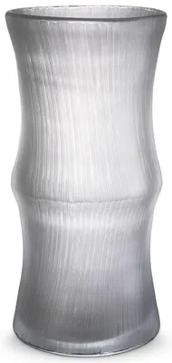 Produktbild von Casa Padrino Luxus Deko Glas Vase Ø 18 x H. 37,5 cm - Elegante mundgeblasene Blumenvase - Deko Accessoires
