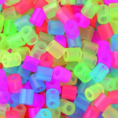 Produktbild von Nabbi® Bügelperlen Ø 5mm, 20.000 Stk., Neon Mix