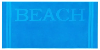 Produktbild von Strandlaken groß, 100x200 cm, 100% Baumwolle, türkis
