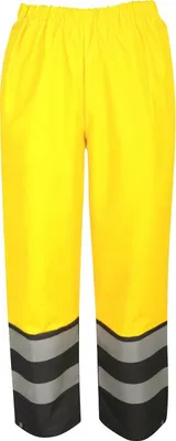 Produktbild von Warnschutzhose wasserabweisend mit Reflektoren Gelb 58