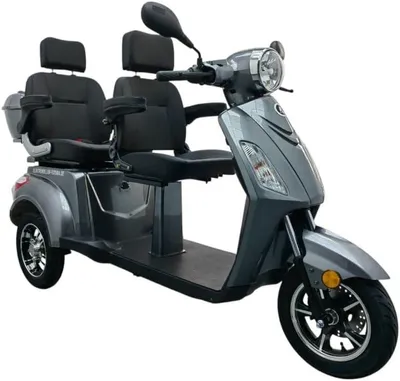 Produktbild von Vita Care 2000 Li Elektromobil 3-rädriges 2-Personen mit 1000 W Motor, Herausnehmbarem Lithium-Akku 60V/20Ah bis zu 90 km Reichweite