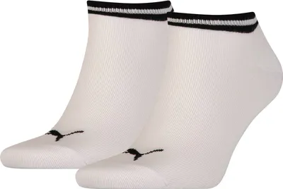 Image de 2er Pack PUMA Heritage Sneakersocken Uni blanc 39-42