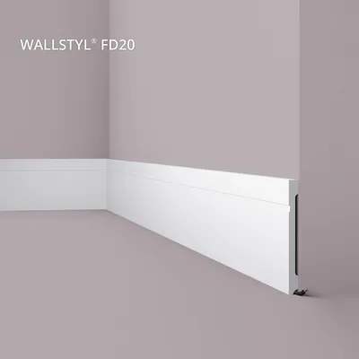 Produktbild von NMC FD20 WALLSTYL Sockelleiste Zierleiste Stuckleiste 2 m