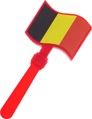Produktbild von Klatschstab Fanartikel Belgien Lauter Anfeuerungsstab in Schwarz Gelb Rot -
