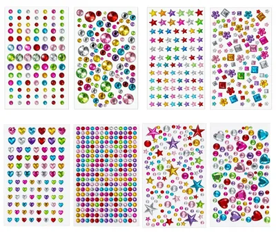 Zdjęcie produktu dla 8 sztuk naklejek do scrapbookingu - samoprzylepne elementy dekoracyjne