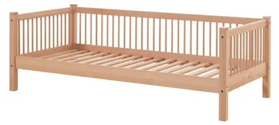 Produktbild von Tagesbett Kelci 90x200 in Sprossenoptik Buche Massivholz natur