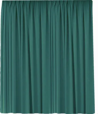 Produktbild von Kräuselband Blickdicht 300 (B) x 245cm (L) extra Breit Überbreite Abdunkelnd Vorhang  Gardine Schal mit Universalband Petrol