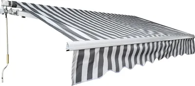 Obrázok produktu pre Jiubiaz Markíza Slnečná markíza Markíza so závesným ramenom Balkónová markíza Ochrana pred slnkom Svorka Markíza odolná voči UV žiareniu Okno Balkóny Záhrada Vodotesná ochrana pred UV žiarením Biela 350x300cm