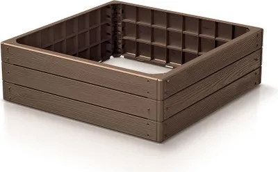 Obrázek produktu pro Prosperplast Vyvýšený záhon 756x250 mm hnědý BASE WOODY IBWS-7587U