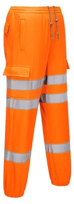 Zdjęcie produktu dla Portwest RT48 Spodnie treningowe o wysokiej widoczności pomarańczowe rozmiar M