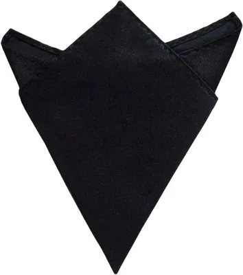 Produktbild von Oblique Unique Einstecktuch Kavalierstuch Stecktuch Business Hochzeit - schwarz