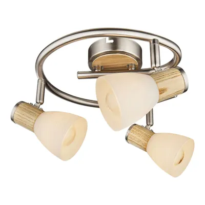 Produktbild von Globo Lighting Strahler Metall Nickel matt, 3x E14