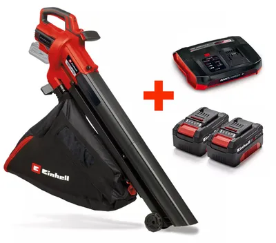 Produktbild von Einhell Akku Laubsauger VENTURRO 18/210 Laubbläser + Boostladegerät +2 x 4.0 Ah Akku