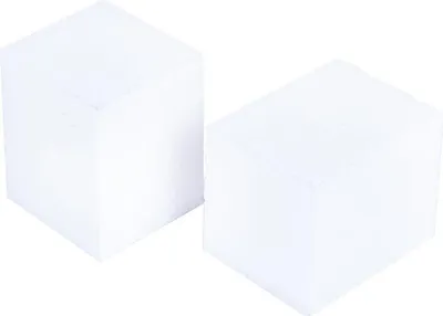 Image de Petit bloc de polissage carré de luxe 180/180 blanc