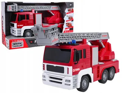 Obrázok produktu pre Ramiz Hasičské Auto s Funkciou Svetla a Zvuku 1:12