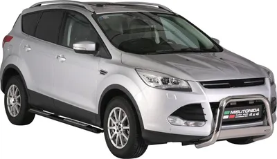 Zdjęcie produktu dla Progi boczne ze stali nierdzewnej do Ford Kuga 2013-2016 czarne