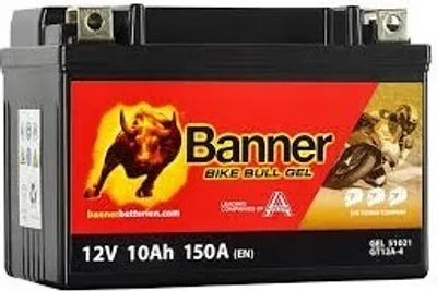 Produktbild von BANNER Starterbatterie 12V 10Ah 150A/EN B00 Motorrad Batterie