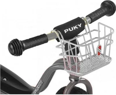 Produktbild von Puky 4015731091094, Vorderseite, Fahrradkorb, Silber