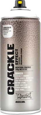 Produktbild von Sprühlack Montana CRACKLE | Riss-Effekt | Pure White | 400ml