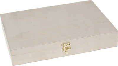 Produktbild von HOLZKASTEN 32X24X6 DECOUPAGE A4 Schatulle