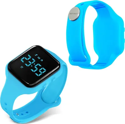 Produktbild von Kinder Fitness Uhr Schrittzähler Uhr ohne App und Handy, 1 Stunde Aufladung für 20 Tage Nutzung, wasserdichte Digital Uhr mbanduhr mit Timer 3 Wecker