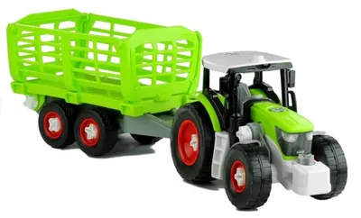 Obrázek produktu pro Valníkový traktor s otevíracím přívěsem 43 cm