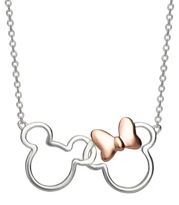 Productafbeelding van Halsketting met Mickey en Minnie Mouse