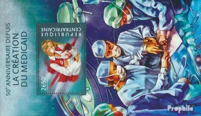 Produktbild von Briefmarken Zentralafrikanische Republik 2015 Mi Block 1270 (kompl. Ausgabe) postfrisch Medicaid